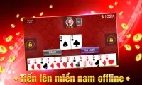 Tien Len Mien Nam offline - Game Danh Bai Tiến Lên Screen Shot 1