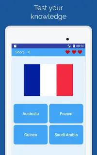 Flags of the countries - Quiz Screen Shot 4