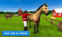 عرض الحصان محاكي 2019: 3D سباق الخيل القفز Screen Shot 0