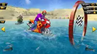 Beach Water Surfer Motorcycle Racing Screen Shot 6