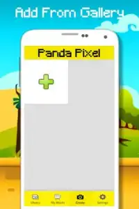 Panda colorindo pelo número - arte do pixel Screen Shot 7