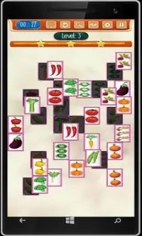 Mahjong Vegetables Screen Shot 3