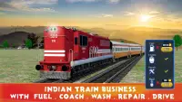 Simulador de tren indio: tren wala juego Screen Shot 0