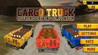 Cargo Truck Offroad Driving Simulator-Hill Station Screen Shot 0