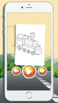 Vehicles Coloring Book for boy Screen Shot 2