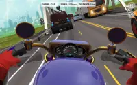Super Highway จักรยานแข่งรถเกมส์: แข่งรถจักรยานยนต Screen Shot 0