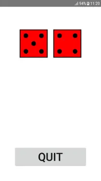 Two dice - throwing for a board game Screen Shot 1