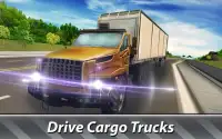 18 Wheeler Cargo Truck Driving Screen Shot 0