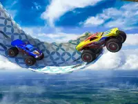 Monster Truck Crash Stunts: Sports Car Derby Race Screen Shot 3