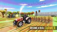 Tractor Farming Game in Village 2019 Screen Shot 0