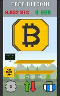 Free Bitcoin Clicker Game - idle, tap game Screen Shot 0