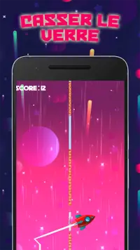 Jeux Rocket gratuit: Line Break Défi Screen Shot 1