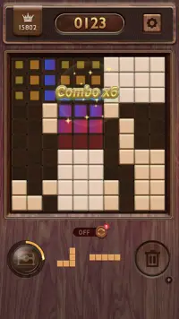 Wise Block Puzzle - Free Wood Block Puzzle Game Screen Shot 1