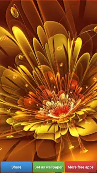 Wallpaper Bunga-bunga 3D Screen Shot 7