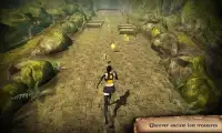 Secret Agent Lara: Lost Temple Jungle Run game Screen Shot 3