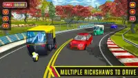 Tuk Tuk Rickshaw jogos Índia Auto Motorista 2018 Screen Shot 2