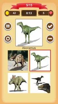 Dinosauri Quiz Screen Shot 1