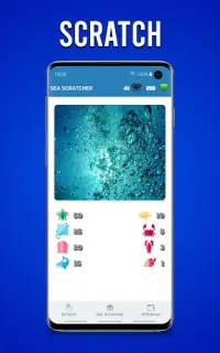 Sea Scratcher - Scratching App Screen Shot 0