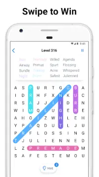 Word Search - crossword puzzle Screen Shot 2