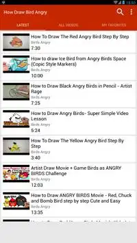 How Draw Bird Angry Screen Shot 0