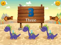 Dino Counting 123 Number Juegos para niños Screen Shot 2