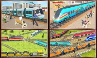 Indian Train City 2019 - เกมขับรถรถไฟน้ำมัน Screen Shot 1