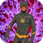 Super Black flash speed lightning hero:Flash Game