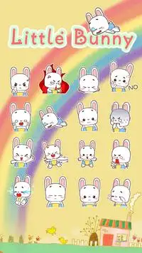 Kika Little Bunny Sticker Gif Screen Shot 2
