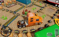 miejski parking dla ciężarówek: gry ciężarówek Screen Shot 2