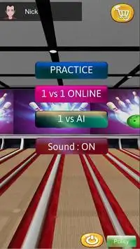 Bowling King: 3D Ball Live Strike Classic Bowling. Screen Shot 0