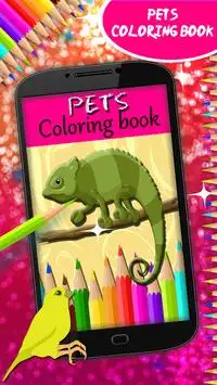 livro de colorir para animais de estimação Screen Shot 0