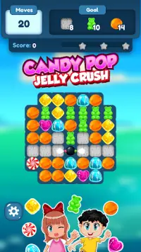 Cake Pop Jelly Crush : Puzzle Game Screen Shot 6