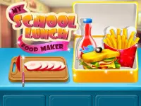 School Lunchbox - Food Chef Cooking Game Screen Shot 3