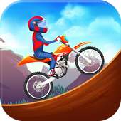 Hills Moto Racing Game - Super Boy Stunt Jump