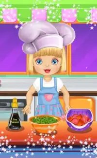 Baby Ema Chef Cooking Chicken Screen Shot 2