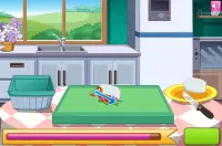 cooking ice cream fruity games for girls Screen Shot 1