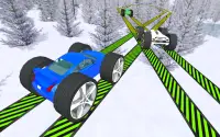 99% Impossible Tracks: Monster Car Stunts Screen Shot 2
