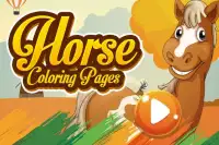 Horse Coloring Pages - Coloring Picture of Animals Screen Shot 0