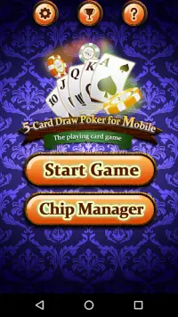 5 Card Draw Poker for Mobile Screen Shot 2