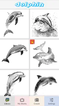Dolphin - Pixel Art Screen Shot 0