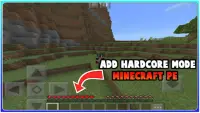 Hardcore Mode Mod Minecraft PE Screen Shot 1