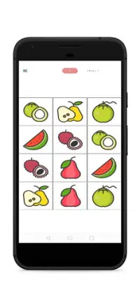 Fruits Match, Memory Game, Image Matching Screen Shot 1