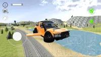 Flying Car City 3D Screen Shot 5