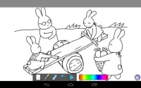 Coloring Doodle - Bunny GO Screen Shot 1