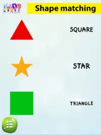 Match words - shapes and colors for kindergarten Screen Shot 5