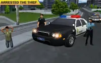 Polizei Auto Fahren Stadt Kriminalität Screen Shot 0