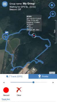Enduro Tracker - GPS tracker in tempo reale Screen Shot 1