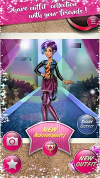 Dress up Game: Tris Runway Screen Shot 2