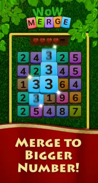WoW Merge: Numbers Merge Puzzle Screen Shot 0
