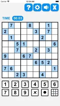 Sudoku  -  Puzzle Number Game Screen Shot 0